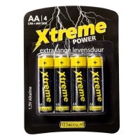 123accu Xtreme Power |&nbsp;&nbsp;AA batterij 4 stuks