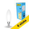 Aanbieding: 6x 123led LED lamp E14 | Kaars C35 | Mat | 2700K | Dimbaar | 2.5W (25W)