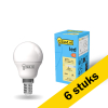 Aanbieding: 6x 123led LED lamp E14 | Kogel G45 | Mat | 4000K | 4.9W (40W)