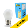Aanbieding: 6x 123led LED lamp E27 | Kogel G45 | Mat | 2700K | Dimbaar | 4.5W (40W)