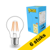Aanbieding: 6x 123led LED lamp E27 | Peer A60 | Filament | 2700K | Dimbaar | 4.5W (40W)