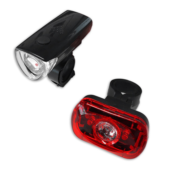 123led Fietsverlichting | op batterijen | basic | wit en rood licht  LDR07224 - 1
