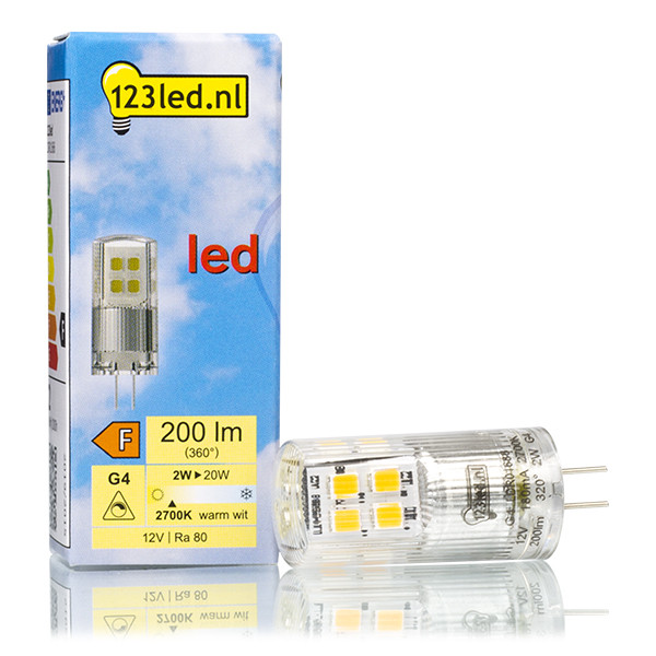 123led G4 LED capsule | SMD | Helder | 2700K | Dimbaar | 2W (20W)  LDR01686 - 1