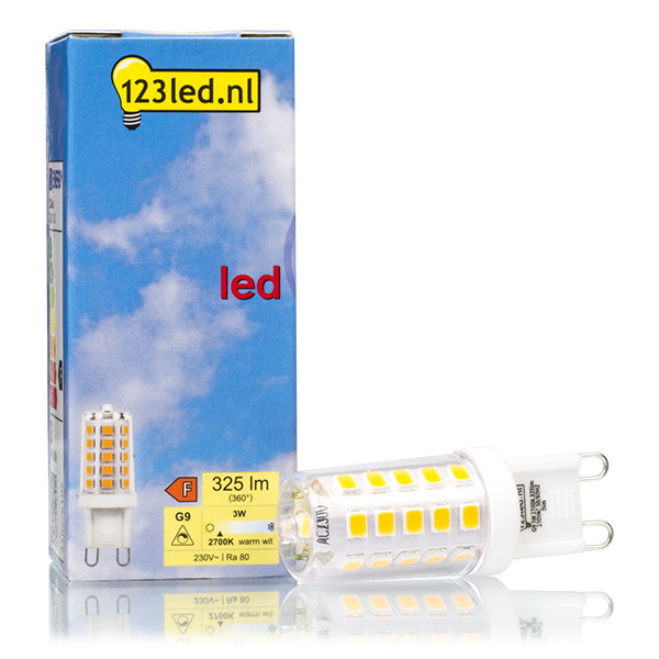 123led G9 LED capsule | SMD | Helder | 2700K | Dimbaar | 3W (25W)  LDR01710 - 1