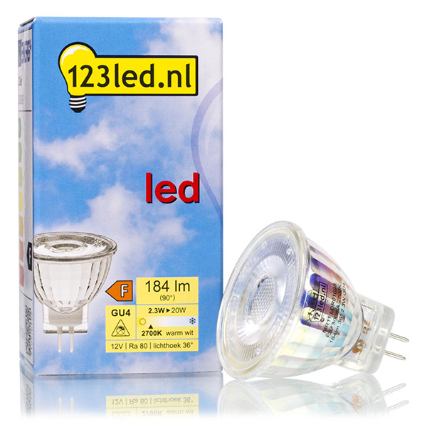 123led GU4 LED spot | 2700K | 2.3W (20W)  LDR01698 - 1
