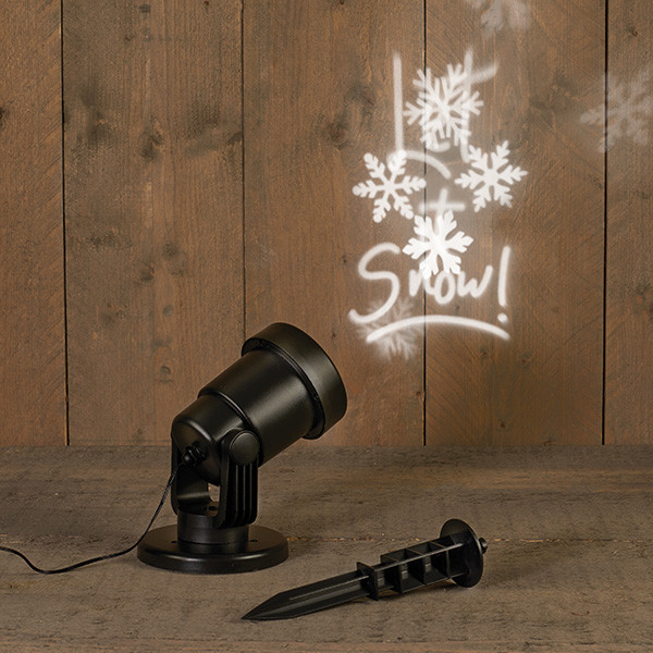 Mevrouw Verenigde Staten van Amerika grens Kerst projector | Let it snow | Geschikt voor buiten 123led 123led.nl