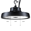 123led LED High Bay lamp 200W | 4000K | DALI 2.0 | 38.700 lumen | IP65 | Philips Lumileds  LDR06733 - 2