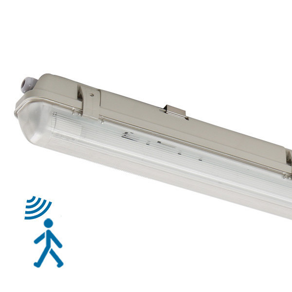 LED TL armatuur met sensor 150 cm | incl. buis | 4000K | 3100 lumen | IP65 | 21W 123led 123led.nl