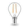 123led LED lamp E14 | Kogel G45 | Filament | 2700K | 2.5W (25W)