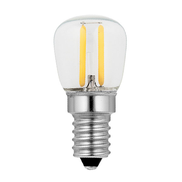 Frank Worthley Kerkbank Beoefend 123led LED lamp E14 | Kogel T26 | Filament | Helder | 2500K | 1.5W (15W)  123led 123led.nl