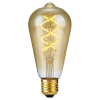 123led LED lamp E27 | Edison ST64 | Filament | Goud | 2200K | 3-staps dimbaar | 5W (39W)