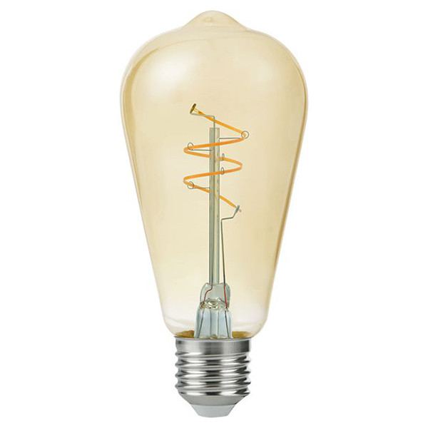 123led LED lamp E27 | Edison ST64 | Filament | Goud | 2200K | Dimbaar | 4.2W (40W)  LDR09131 - 1