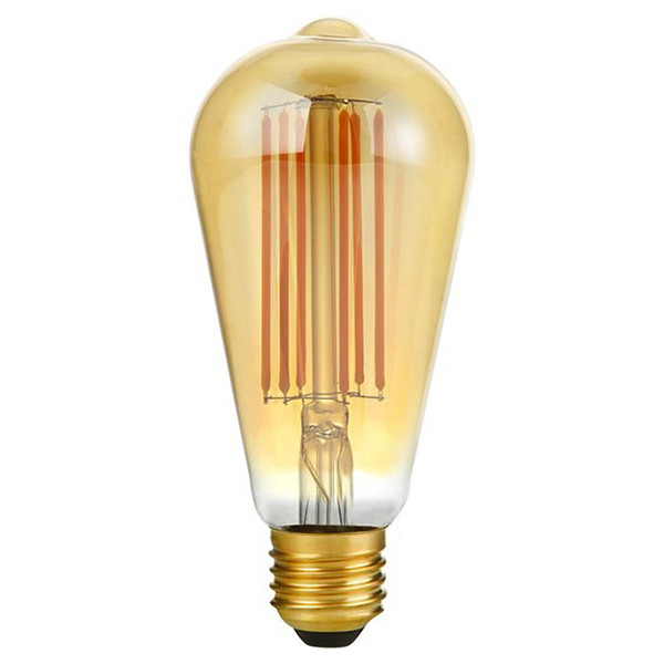 123led LED lamp E27 | Edison ST64 | Filament | Goud | 2200K | Dimbaar | 6.5W (45W)  LDR09199 - 1