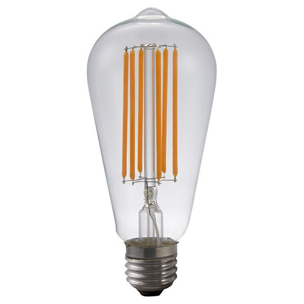 123led LED lamp E27 | Edison ST64 | Filament | Helder | 1800K | Dimbaar | 6.5W (35W)  LDR09191 - 1