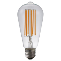 123led LED lamp E27 | Edison ST64 | Filament | Helder | 1800K | Dimbaar | 6.5W (35W)  LDR09191