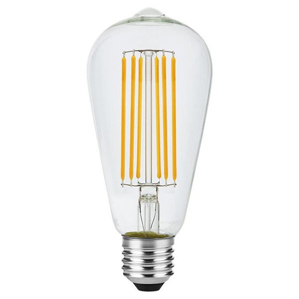123led LED lamp E27 | Edison ST64 | Filament | Helder | 2200K | Dimbaar | 5.5W (39W)  LDR09193 - 1