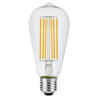 123led LED lamp E27 | Edison ST64 | Filament | Helder | 2200K | Dimbaar | 5.5W (39W)  LDR09193