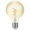 123led LED lamp E27 | Globe G80 | Filament | Goud | 2200K | Dimbaar | 4.2W (40W)