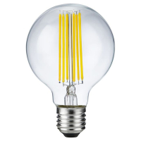 123led LED lamp E27 | Globe G80 | Filament | Helder | 2500K | Dimbaar | 5.5W (40W)  LDR09143