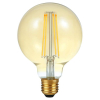 123led LED lamp E27 | Globe G95 | Filament | Goud | 2000K | Dimbaar | 5.5W (42W)