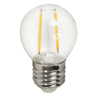 1 stuk LED lamp E27 | Kogel G45 | Filament | 3000K