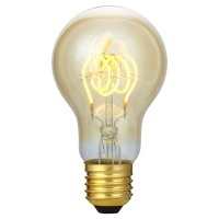 123led LED lamp E27 | Peer A60 | Filament | Goud | 2200K | 3-staps dimbaar | 5W (39W)  LDR09109