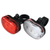 Led fietslamp | op batterij | classic | wit en rood licht