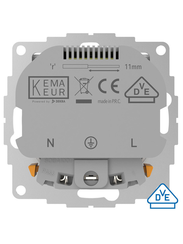 2USB inCharge Pro55 wandcontactdoos met usb-poort antraciet (2x USB)  L2U00005 - 4