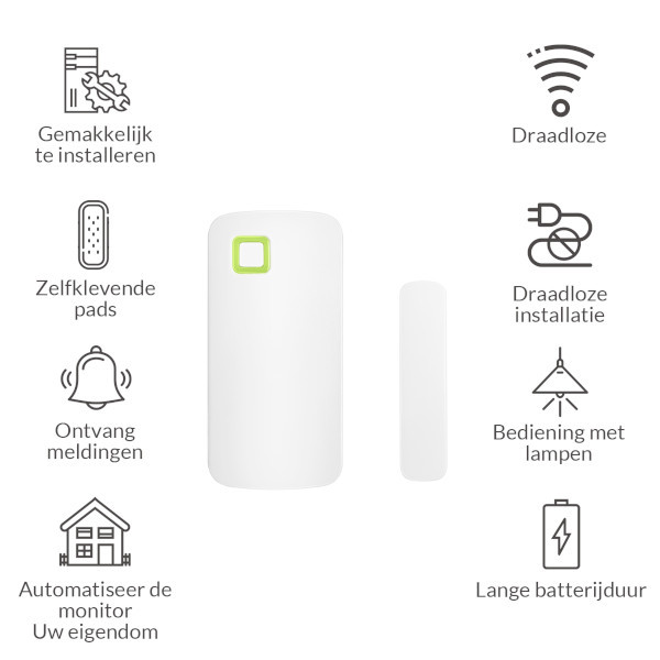 AduroSmart Zigbee draadloze deur- raamsensor  LAD00023 - 5