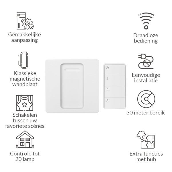 AduroSmart Zigbee draadloze scene schakelaar  LAD00021 - 5