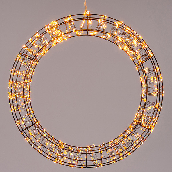 Anna Collection Kerstkrans Ø 56 cm | 1200 lampjes | Warm Wit  LCO00080 - 1