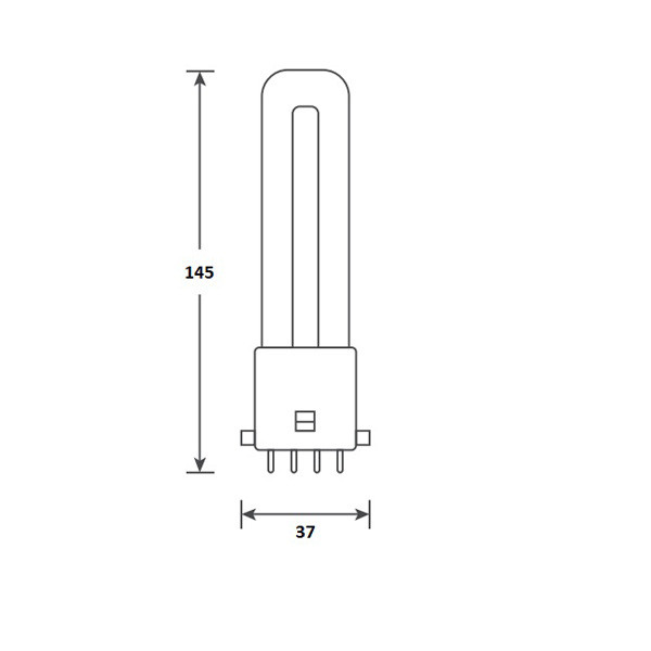 Bailey LED PL lamp | 2G7 | 4000K | 550 lumen | 4.5W (9W)  LBA00151 - 2