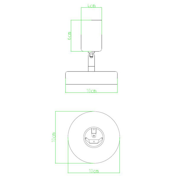 Bailey Wand-/plafondlamp E27 | Rond | Wit  LBA00285 - 5