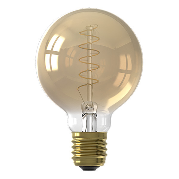 Hertog Regeringsverordening Alfabetische volgorde Calex LED lamp | E27 | Globe G80 | Goud | 2100K | Dimbaar 3.8W (25W) Calex  123led.nl