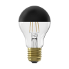 Calex LED lamp E27 | Peer A60 | Kopspiegel Black & Gold | 1800K | Dimbaar | Zwart | 4W