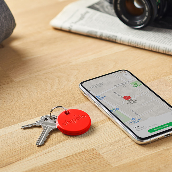 Chipolo One Bluetooth Tracker | Rood  LCH00001 - 6