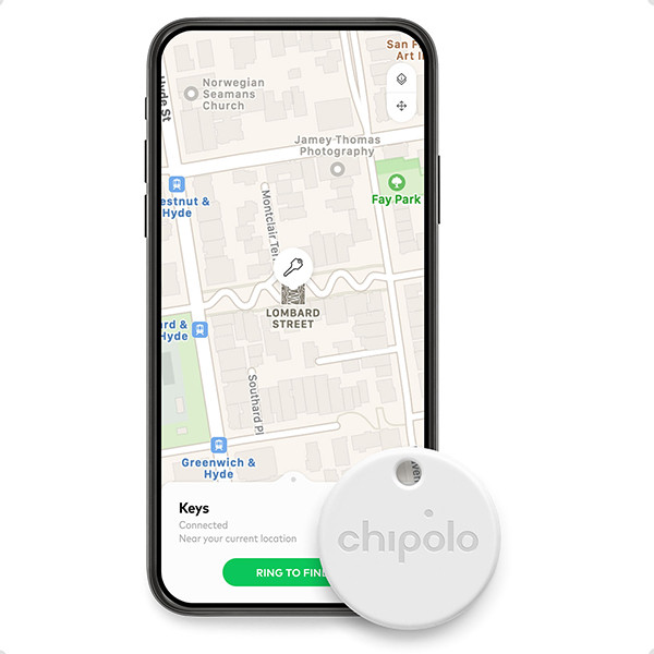 Chipolo One Bluetooth Tracker | Wit  LCH00006 - 3