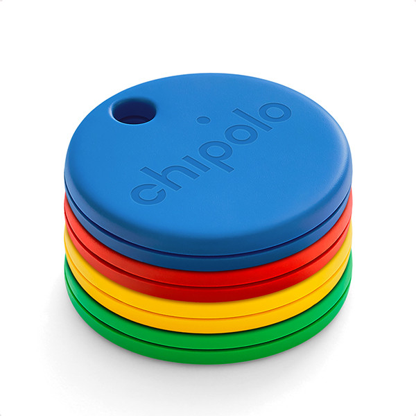 Chipolo One Bluetooth Tracker | Wit, Zwart, Rood, Blauw | 4 stuks  LCH00018 - 1