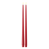 Led dinerkaars 38 cm | Rood | 3D vlam | Shiny | 2 stuks | Deluxe HomeArt