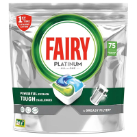 Fairy All-in-One Platinum vaatwastabletten regular (75 stuks)