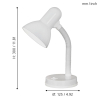 Eglo Bureaulamp E27 | Basic | 30 cm | Wit  LEG00311 - 4