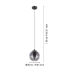 Eglo Hanglamp E27 | Ariscani | Zwart  LEG00176 - 4