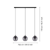 Eglo Hanglamp E27 | Ariscani 3 | Zwart  LEG00177 - 4