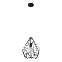 Eglo Hanglamp E27 | Carlton | Zwart  LEG00190