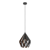 Eglo Hanglamp E27 | Carlton 1 | Zwart  LEG00192