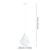 Eglo Hanglamp E27 | Dolwen | Wit  LEG00203 - 4