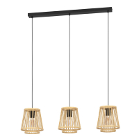 Eglo Hanglamp E27 | Hykeham 3 | Hout  LEG00217