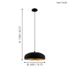 Eglo Hanglamp E27 | Mogano 1 | Zwart  LEG00253 - 7