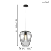 Eglo Hanglamp E27 | Newtown | Zwart  LEG00256 - 4