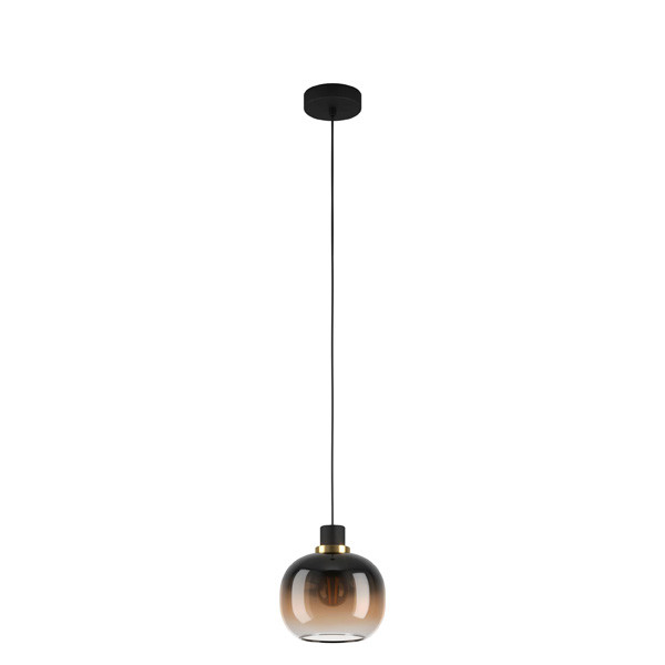 Eglo Hanglamp E27 | Oilella | Zwart/Goud  LEG00258 - 1